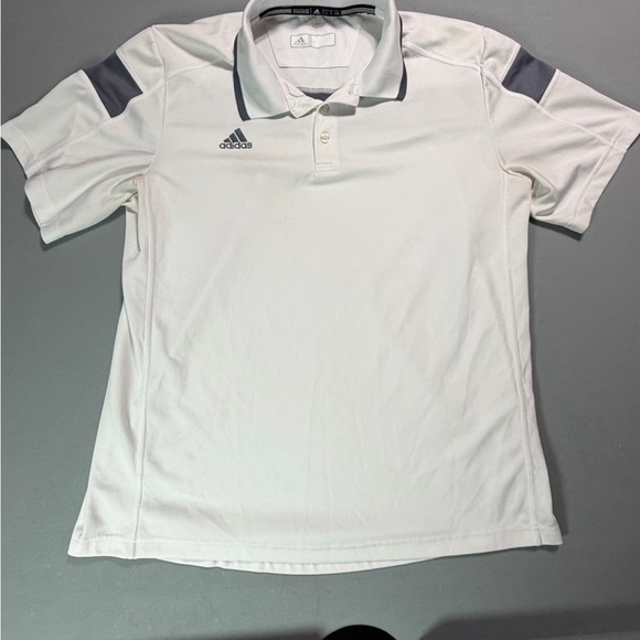 adidas Other - Adidas Men's White Polo with Gray Accents men’s large